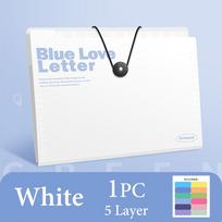 A4 5/8/12 Pockets File Folder Test Paper Storage Folder Portable Waterproof File Organizer Large Capacity Classified Portfolio