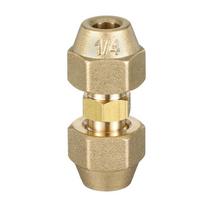 Straight Pipe Extension Joint 1/2  1/4  3/8  With Flare Nuts Pipe Coupling Adapters Pipe Fitting Adapeter