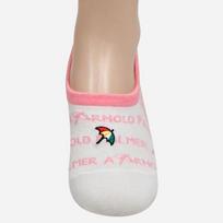 Letter Pattern Footies Women's Arnold Palmer Stylish Ankle Socks 5-Pair Set Random Shipping 5 Pairs 24cm_FREE