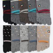 [Arnold Palmer] Women's Toe Socks Long Neck 5-Pair Set First foot (5 feet)