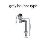Anti-odor Basin Drain Dual-use Horizontal and Vertical Drainage Hand Basin Drain Stopper Bathroom Accessories