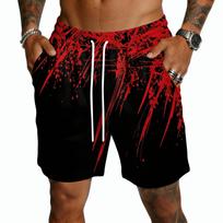 Men's Casual Drawstring Shorts Lightweight Quick Dry Five Inch Inseam Hawaiian Print Beachwear Swim Trunks with Pockets S juoda