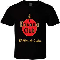 Havana Club Kubietiško Rumo Juodi Marškinėliai S įvairiaspalvis