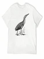 Bittern T-Shirt  Shirts Vintage Graphic Tee Shirts Graphic Tee Man T-Shirt T Shirt For unisex S įvairiaspalvis