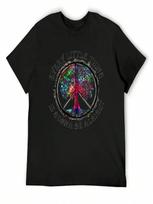 Every Little Thing Is Gonna Be Alright Tree Peace Sign T-Shirt Essential T Shirt Croswit Shirt Man Sweat Shirts, unisex S įvairiaspalvis
