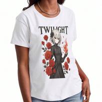 Twerk Star Ladies Cotton T Shirt, Premium Cotton Quality Print, Durable And Long Lasting, Casual And Fashionable. Twerk Queen Style, Summer  Graphic T S įvairiaspalvis