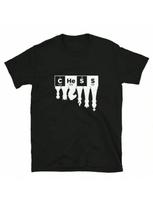 Chess Elements Pieces Unisex T-Shirt Chess Player Gift Tee Tops Men Women Casual Crewneck T-Shirt Summer Daily Life Cotton Tees S įvairiaspalvis