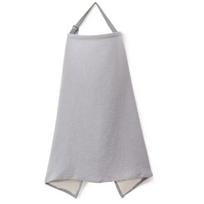 Cotton Mother Outing Breastfeeding Cover Privacy Apron Adjustable Breastfeeding Apron Stroller Blanket pilka spalva