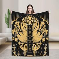 Clair Obscur Expedition 33 Game Plush Blanket Students  Flannel Throw Blanket For Bedroom Warm Bedspread Gift Idea 75x90cm