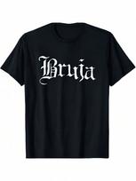 Bruja Spanish Witch Gothic Latina Witchy Goth T-Shirt Selected Pure Cotton Fun Design, Soft And Breathable S įvairiaspalvis