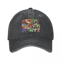 Villain Christmas Letters Baseball Cap Snapback Sun Hat Women Unisex A-Z ABCZ Boys Evil Alphabet Lore Cap Summer Casquette Gorras One Size