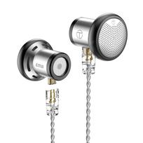 New TRN EMA 14.2mm Dynamic Driver In Ear Earphone Bass Metal Flat Head Plug Earburd Replaceable Headset T350 MT4 No microphone sidabras
