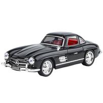 1/32 Metal Die Casting Mercedes-Benz 300SL Simulated Sound and Light Children's Toy Car Ornaments with Base Boy Gift juoda