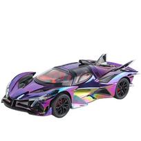 1/24 Apollo Projektas EVO Galvanizuotas Superautomobilis Lydinio Muscle Car Modelis Garsas ir Šviesa Vaikams Žaislas Kolekcionuojami Daiktai Gimtadienio Dovana violetinė