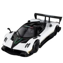 1/32 Pagani Zonda R Supercar Alloy Car Model Sound and Light Pull Back Children's Toy Collectibles Birthday Gift balta