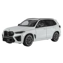 1/18 BMW X5M 2025 visureigis lydinio automobilio modelis metaliniai liejiniai visureigiai automobilio modelis aukštos simuliacijos kolekcija vaikiškas žaislas dovana balta