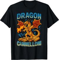 Brain Rot Meme Italian Brainrot Dragon Cannelloni T-Shirt S