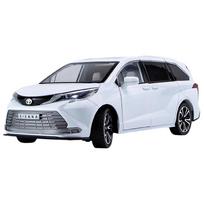 NEW 1/24 Toyota Sienna MPV Alloy Car Model Sound and Light Pull Back Children's Toy Collectibles Birthday Gift balta