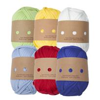 6 Pieces Knitting Yarn Set Rugs Bag Making Material Package Spaghetti Yarn