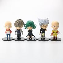 5pcs/set Anime ONE PUNCH MAN PVC Action Figure Toys 10cm