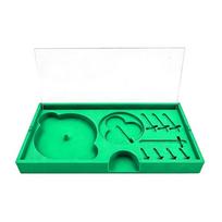Plastic Watch Dial And Hand Storage Box With Multiple Compartments For Jewelry Designers And Watch Repair žalia