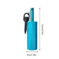 Diving Noise Shaker Portable Vibrating Signal Probe Communication Dive Stick With Hook For Divers Surf Underwater Low Visibility mėlyna