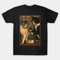 Funny Cat Tattoo Artist T Shirt 2026 New Meme Graphic 100% Cotton Men Women Unisex Oversized Heavyweight Vintage Casual Tops Tee S juoda