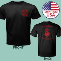 Special Force Army Sniper School Fort Benning Training Black Size S-5XL M