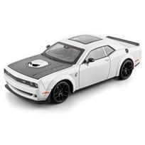 1/18 Dodge Hellcat Large Scale Metal Die-Cast Hellcat Car Model with Simulated Startup Sound, Collectible Decoration, Birthday Gift for Boys balta