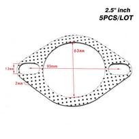 car Exhaust Gasket Flange 5pcs/Lot 2.25/2.5/2.75/3 inch Car Exhaust joints Engine Gasket/ Universal junta escape