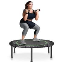 40  Foldable Mini Fitness Trampoline Adults Indoor Exercise Rebounder