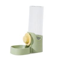 Cage Hanging Rabbit Water Bottle PP Anti-Drip Design Pet Feeder Hanging Bowl Green Yellow Pink Cat Gravity Water Dispenser žalia