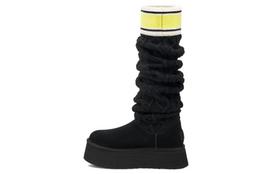 UGG Classic Sweater Letter Tall Boot Black Women's 1144044-BLK 37