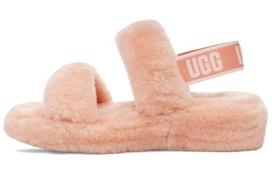UGG Oh Yeah Thick Sole Sandals Pink Women's 1107953-BYPN 39