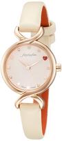 ALIAS F3 Classic Analog Waterproof Watch with Leather White Strap, FP004BE7, Women's, balta