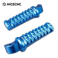 NICECNC For Yamaha Tenere 700  2019-2022 Rear Passenger Footrest Footpeg For Yamaha Tracer 900 GT 2019-2020 Niken GT 2019-2020 mėlyna