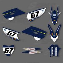 SPACE Custom Motorcycle Graphics Decals for Husqvarna TC FC 2014 2015 TE FE 2014 2015 2016 Decals Stickers Kits