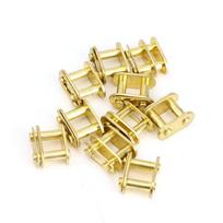 Gold  T8F chains 58L/88L/108L/126L/136L links with Spare Master Link For Mini Dirt BIKE Quad ATV 47cc 49cc Minimoto Pocket Bikes