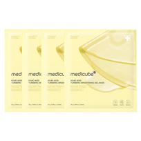 Medicube Kojic Acid Turmeric Vita Brightening Gel Mask, Radiance & Glow Care, 28ml (4 Sheets)