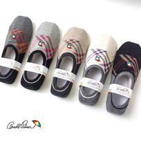 Arnold Palmer Women's Diagonal Socks 5-Pair Set Non-slip Footie No-shows SL001_Set of 5 Socks (Random Color)