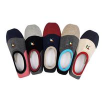 Arnold Palmer Women's Non-Slip Non-Slip Footie Socks Autumn/Winter Fashion Footies, 5 Pairs, Made in Korea Tricolor 5-leg SL02