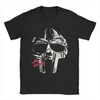 Leisure Singer Rapper MF Dooms T-Shirt for unisex Crewneck Cotton T Shirts Short Sleeve Tees 6XL Tops S įvairiaspalvis