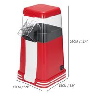 1200W 220V EU AU Plug Corn Popper For Home Kitchen Oil-free Mini Household Healthy Hot Air Popcorn Maker