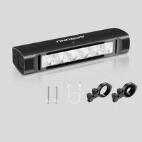 ACRUNU Bicycle Front Light USB Rechargeable Bike Headlight with Mounting Brackets and Screws for Night Riding Safety and Visibility One Size