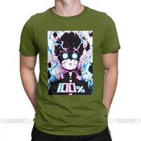 Mob Psycho 100 T Shirt For Men Hipster Pure Cotton Tees O Neck Short Sleeve T XL