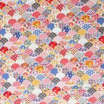 100x150cm Sakura Cotton Fabric for Kimono Printing Material Gift Box Packaging Cloth Japanese Style Clothing Accessories 1Yard