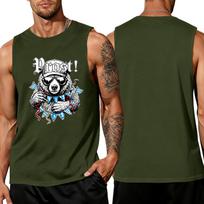 Men's Sleeveless Tank Top Casual Summer Shirt Loose Fit Lightweight Breathable Muscle Tee for Outdoor Sports and Daily Wear XXXXXL