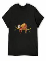 Knut The Sloth T-Shirt Vintage Clothes New Gifts And T-Shirts Blanks Quick Drying Clothes For unisex S įvairiaspalvis