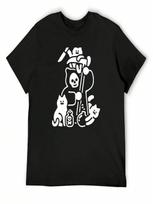 DEATH'S LITTLE HELPERS T-Shirt Anime Figures Sweat Street Wear unisexs T Shirts Casual Stylish S įvairiaspalvis