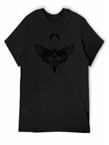 Death's Head Moth T-Shirt Man T Shirt Luxury T-Shirt Cotton Man T-Shirts unisexs Cotton T Shirts S įvairiaspalvis